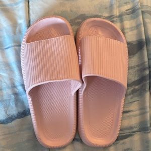 Pink Slides Flip Flops Shower Shoes Foam Shoes Foam Beach Shoes